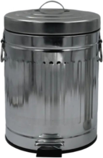 Sidirela E-1747 Coș de baie Inox 5 l Argintiu