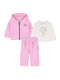 Kids Sweatpants Set Pink