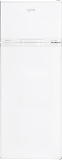 Frigider cu Ușă Dublă 206lt Î143xL54.50xA55.50cm Alb DF2-28N