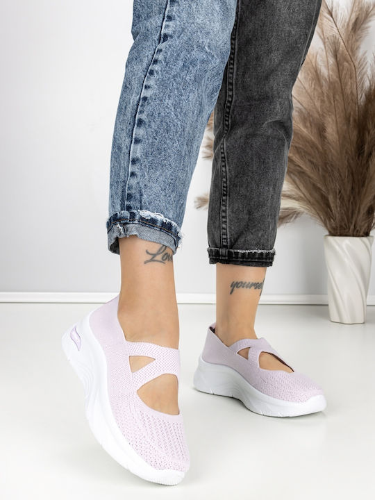 Kalapod Γυναικεία Flatforms Sneakers Μωβ
