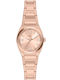 Fossil Trei Ceasuri Dama 27mm Baterie Cu Brățară Din Metal Rose Gold