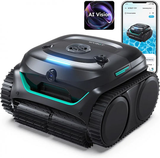 Wybot C2 Vision Wireless Robot Vacuum 65W Bottom / Walls / Waterline for Pools 200m²