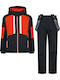 CMP 35W0294-C783 Set Pentru Copii Jachetă și Pantaloni De Schi și Snowboard Roșu