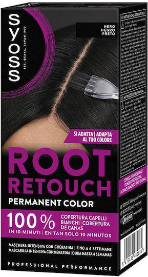 Syoss Root Retouch Root Βαφή Μαλλιών Black