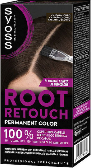 Syoss Root Retouch Root Βαφή Μαλλιών Darkbrown