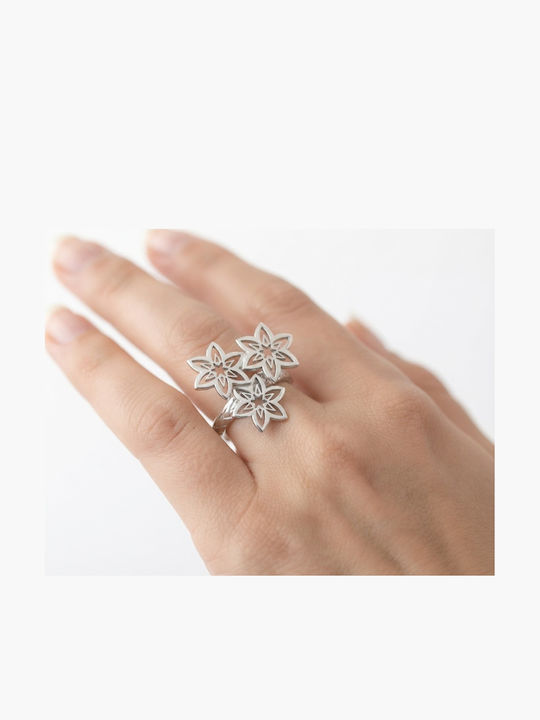 Moka Damentagerring aus Silber