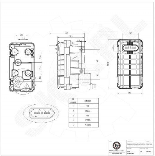 Турбо клапан Ford Galaxy II Mondeo IV S-Max 1789090