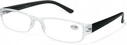 Optosquad Reading Glasses +3.25 In Transparent Colour 140-1