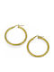 Silver Gold Plated Hoop Earrings