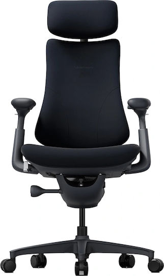 LiberNovo Omni Office Chair with Adjustable Arms Black LiberNovo Omni Office Chair with Adjustable Arms Black