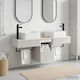 vidaXL Bathroom Vanity Unit Without Sink W53xD35xH39cm White