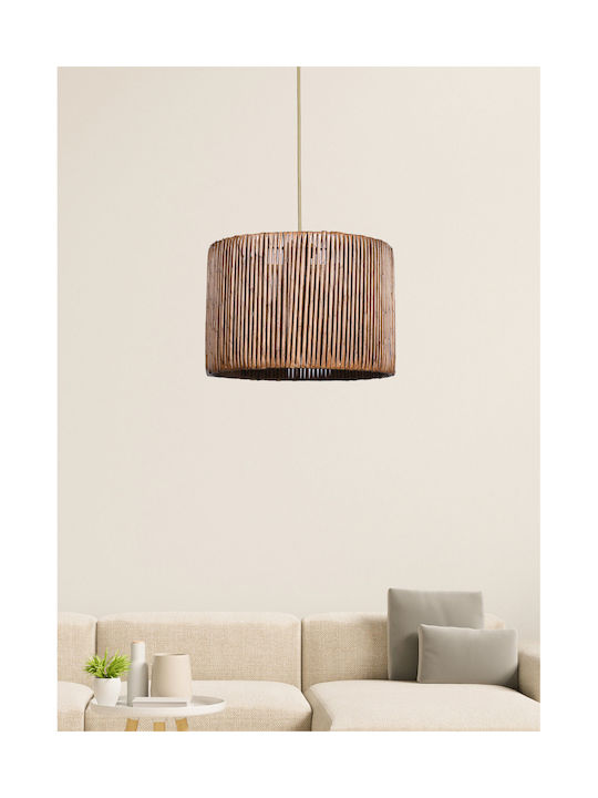 HomeMarkt Hanging Brown Boho Light with E27 Soc...
