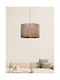 HomeMarkt Deckenleuchte Braunes Boho mit E27 Lampenbirnensockel 30x30cm