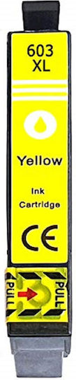 Kompatible Tintenpatrone InkJet Epson T603XL 350 Seiten 12ml Gelbe 1 Stück