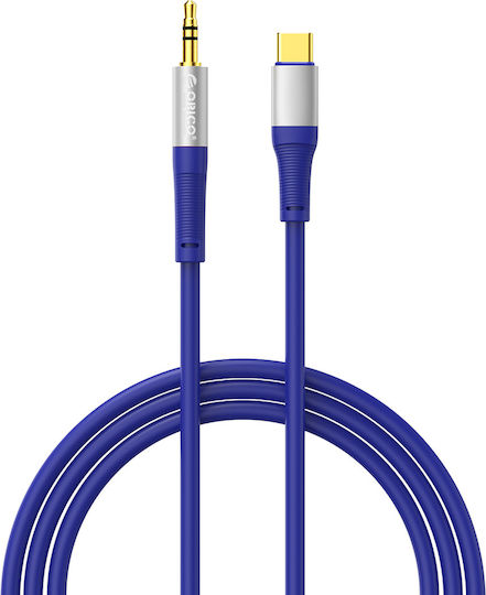 Orico Cable USB-C male - 3.5mm Μπλε 0.2m AXC-02