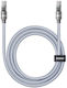 Remax LED / Braided Cable USB-C male - USB-C 10...