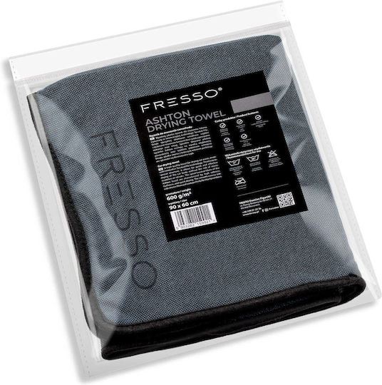 Fresso Ashton Twisted Pile Microfiber Drying Cloth for Car Body 600gsm Grey