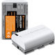 K&F Concept 2er Pack LP-E6NH Kamera-Batterien 2600mAh Kapazität Typ-C Schnelles Laden