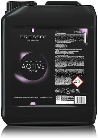 Fresso Car Shampoo Active Foam 5 L Slightly Alkaline pH Dilution Up to 1:50 1 Pc 390860/fre
