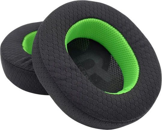 Microsoft Xbox Series X S Planetink Earpads Green 2 Pieces Spare Ear Pads Left Right Mesh Fabric Pl-xboxgreen