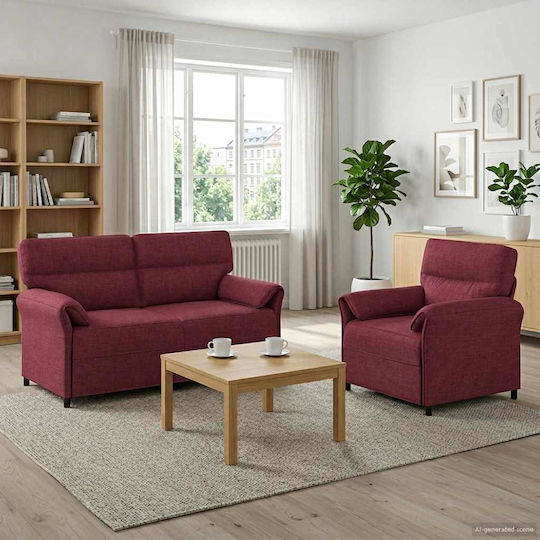 vidaXL Wohnzimmermöbel-Sets 2-Sitzer & Sessel