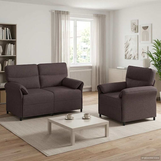 vidaXL Wohnzimmermöbel-Sets 2-Sitzer & Sessel