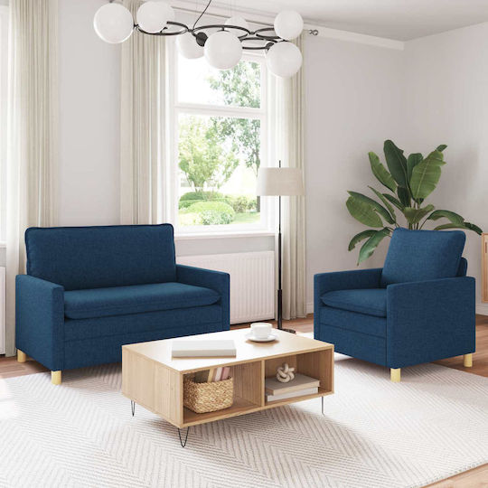 vidaXL Wohnzimmermöbel-Set 2-Sitzer & Sessel