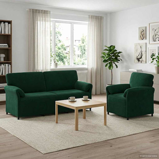 Living Room Furniture Set 2-Seater & Armchair