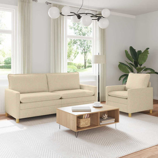 vidaXL Wohnzimmermöbel-Set 2-Sitzer & Sessel
