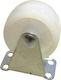 Furniture Wheel Polypropylene White 2 Pieces