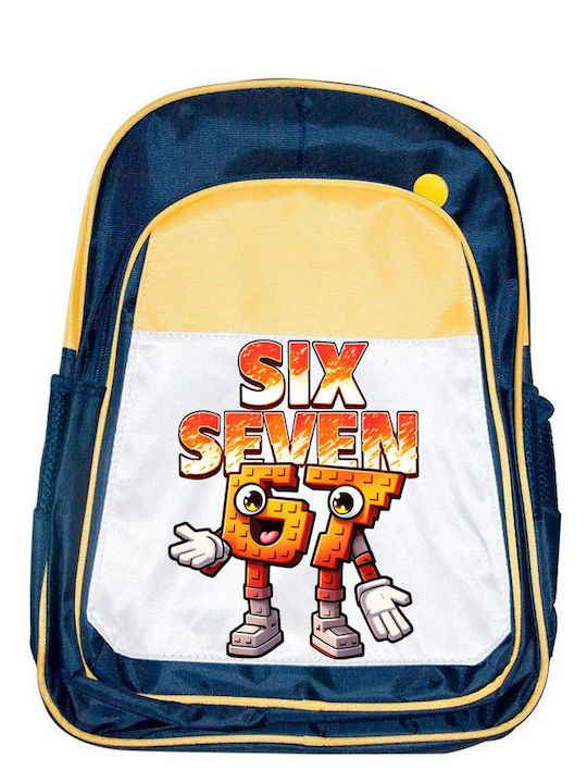 Kindergarten Schulranzen Six-seven Dunkelblauer 41x30x15cm
