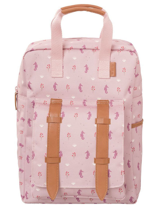 Fresk Seahorse School Backpack Pink