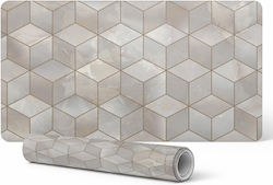 Vinyl Protective Desk Pad Geometric 3D Design 1...