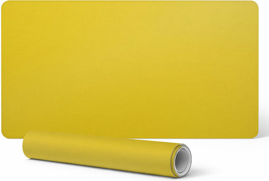 Covoraș Antiderapant De Protecție Pentru Birou Model Galben 120x60 Cm