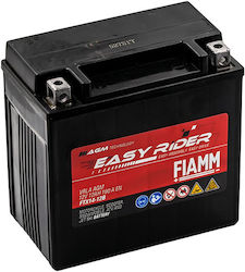 Motorradbatterie Fiamm Easy Rider Vrla AGM 12V 12Ah 190A Ftx14-12b Ytx14bs A+