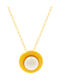 Bizoutaki Necklace from Gold Plated Silver with Pearls
