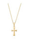 Senza Women's Cross from Gold Plated Silver