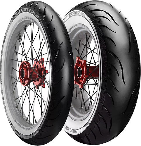 Avon Cobra Av91 90-21 Schlauchlos Benutzerdefiniert Motorradreifen Vorderseite
