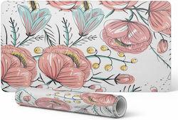 Non-Slip Office Rug Retro Floral Print 90x45 Cm