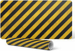 Modern Protective Mouse Mat Diagonal Warning St...