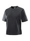 Damen Sport T-shirt Schwarz