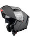 Pilot Zero SV Titanium Mat Motorcycle Helmet Flip-Up ECE 22.06 1700gr with Sun Visor