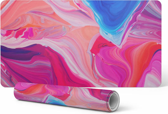 Desk Pad Keyboard Accessories Multicolored Abstract 90x45 Cm