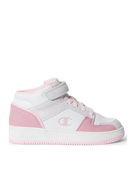 Champion Rebound 2.0 Παιδικά Sneakers High Λευκά