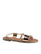 Women's Flat Sandals Rose Gold