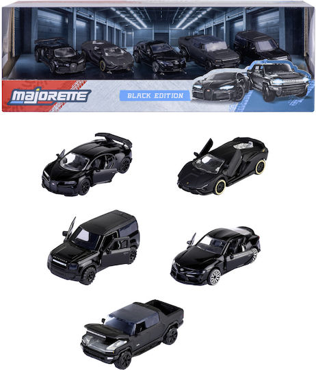 Majorette Αυτοκινητάκι BLACK EDITION 5-PACK 1:64 8502005000 1:64