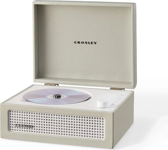 Crosley Sound System 1.0 Voyager CR3517A-DU with CD Player Beige