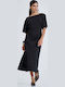 Summer Midi Dress Black