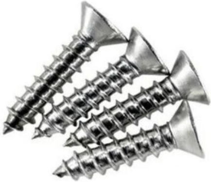 Epica Star Selbstschneidende Blechschraube Metallisch mit Durchmesser M4 und Länge 20mm 30 Stück