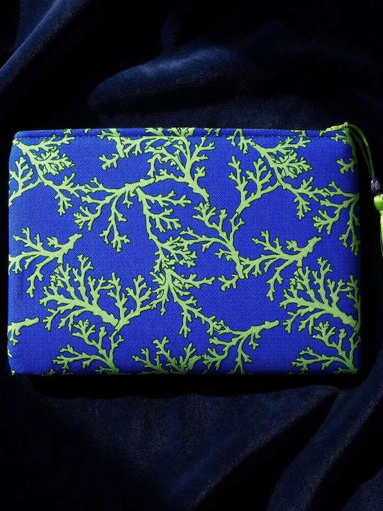 Damentasche Kupplung Blau